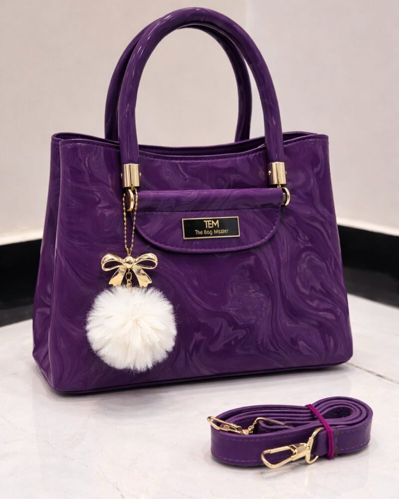 Fur Keychain Handbag – Mini Crossbody Bag for Women