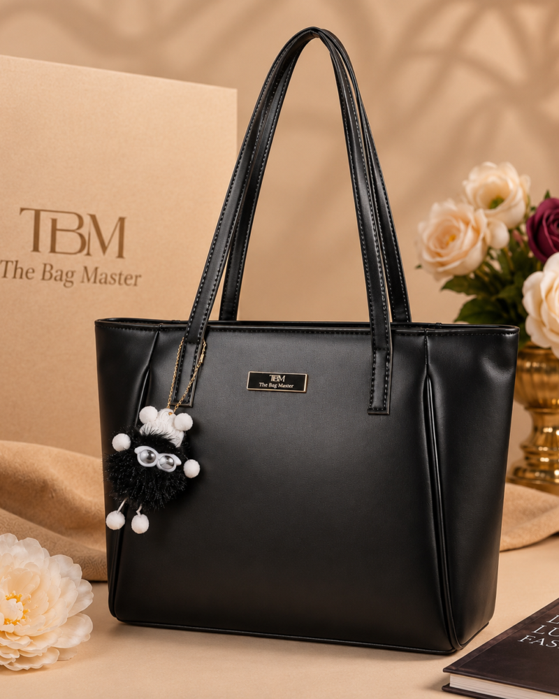 TBM Premium Women’s Tote Bag – Spacious Laptop Shoulder Handbag (12” x 12” x 5”)