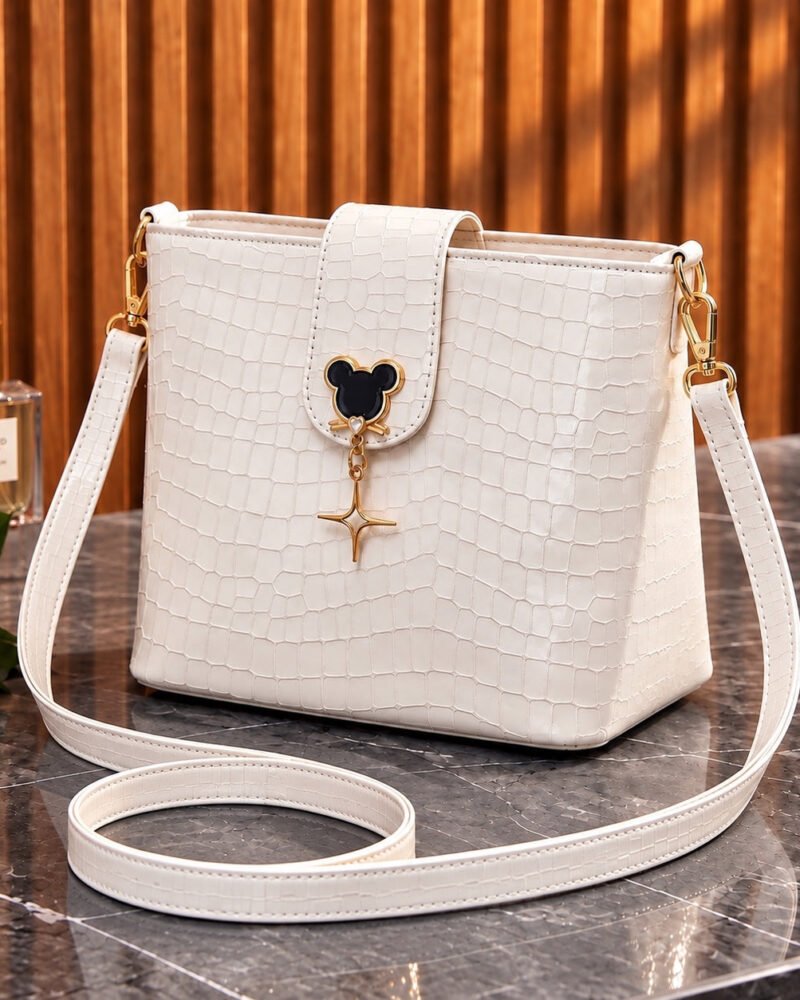 Crocodile Texture Crossbody Handbag for Women